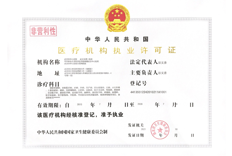 武汉市中心医院（三级甲等）